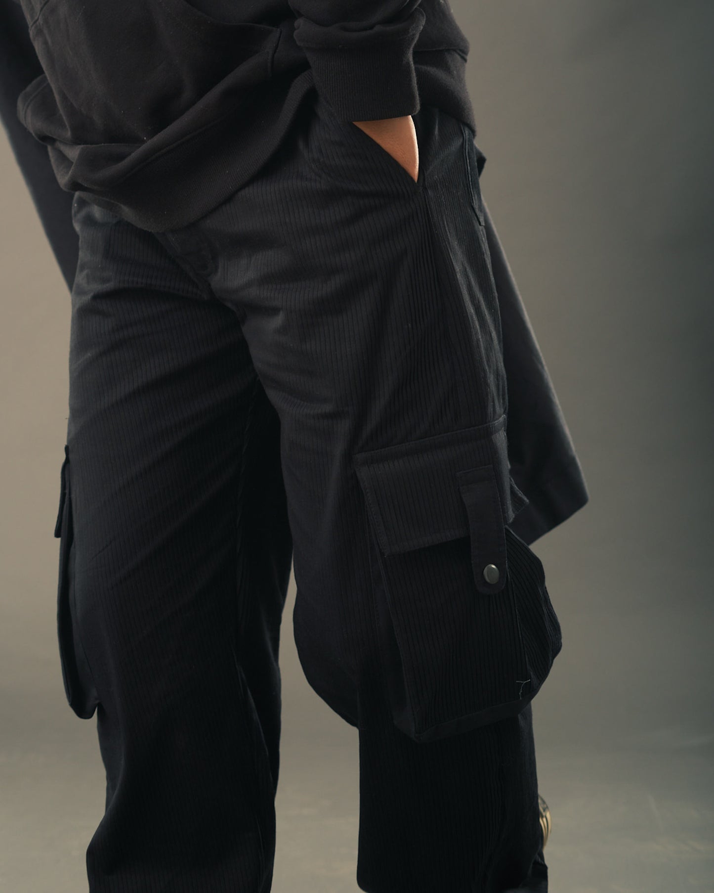 Pintuck trouser