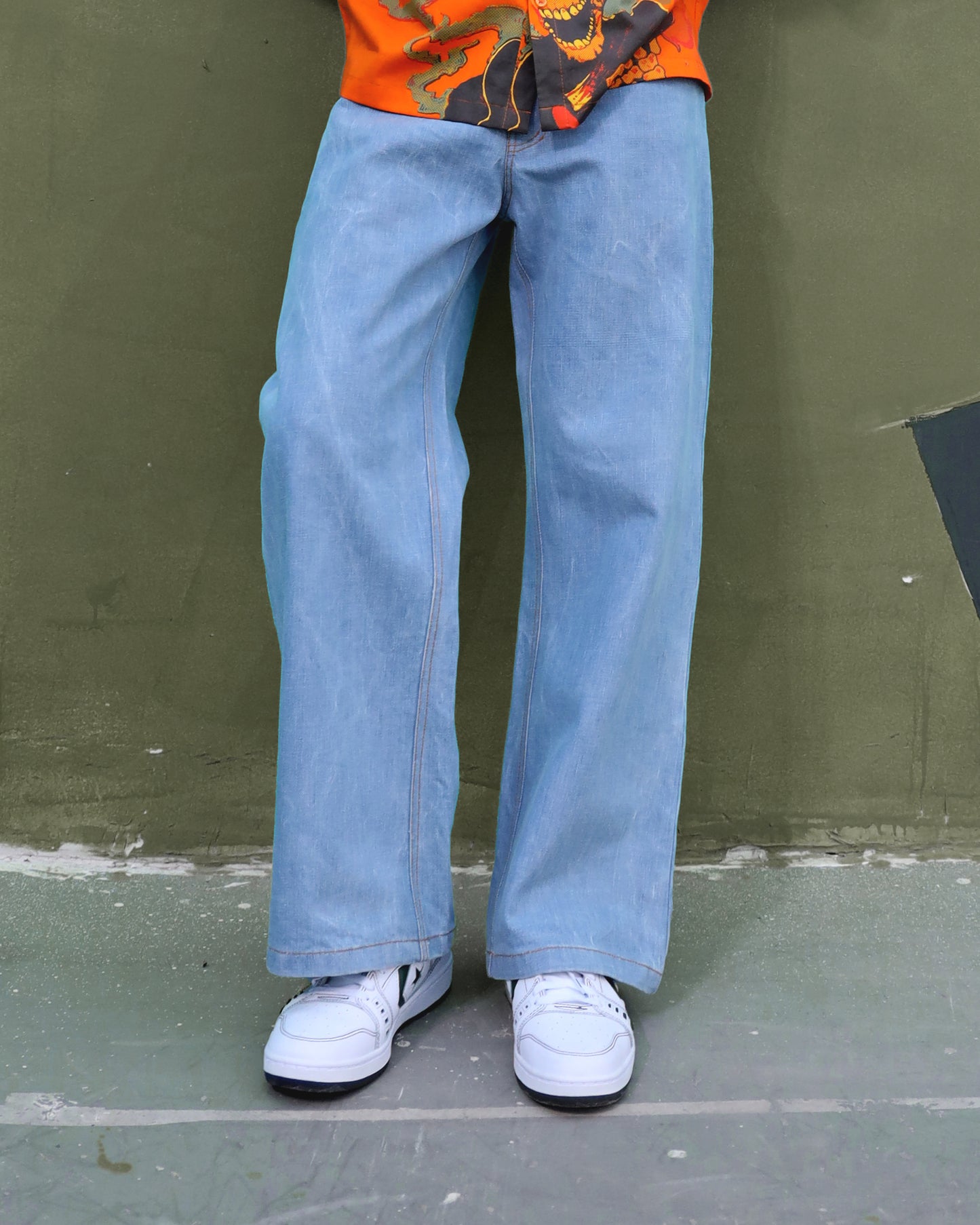 Blue denim