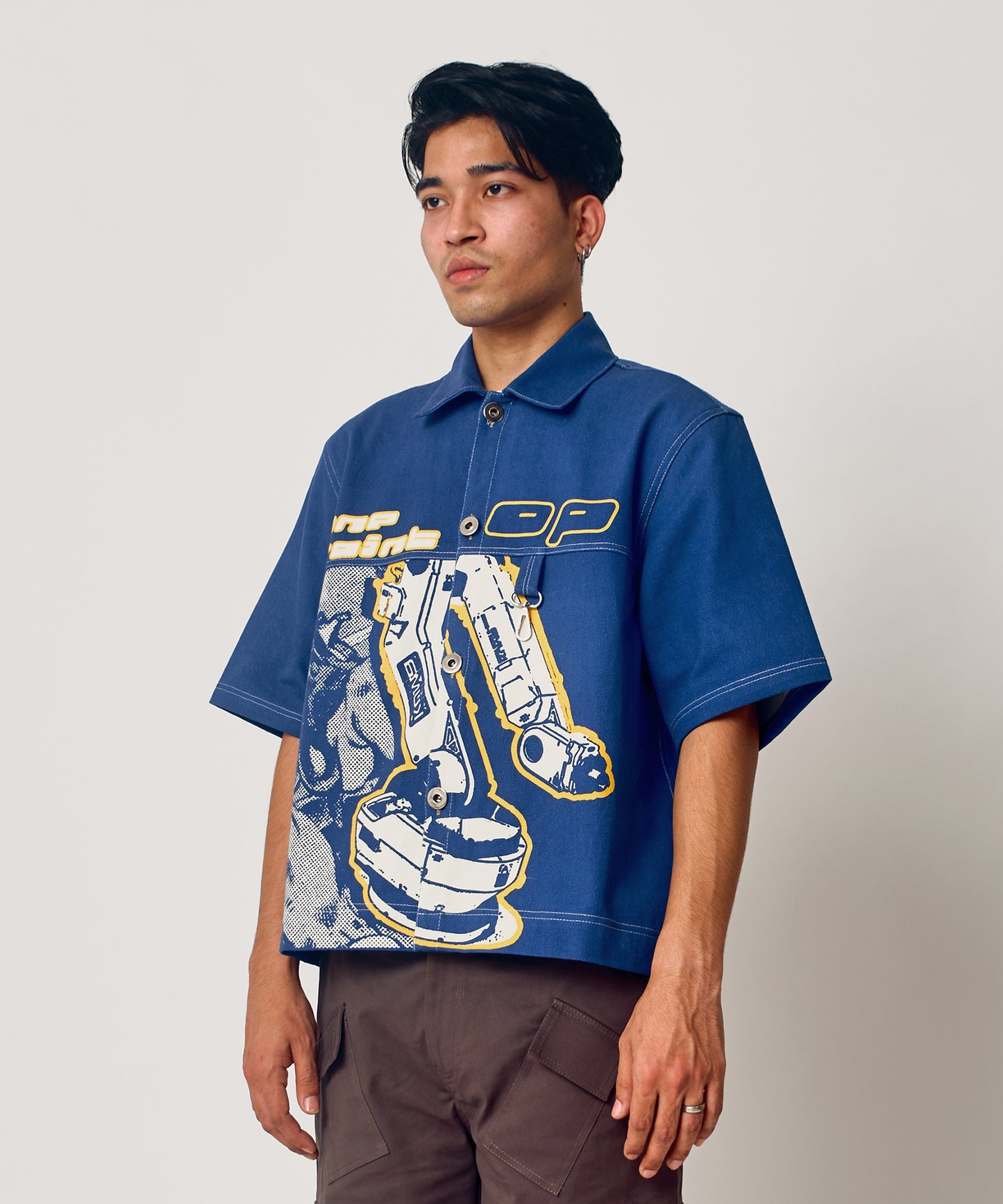 Saint denim shirt