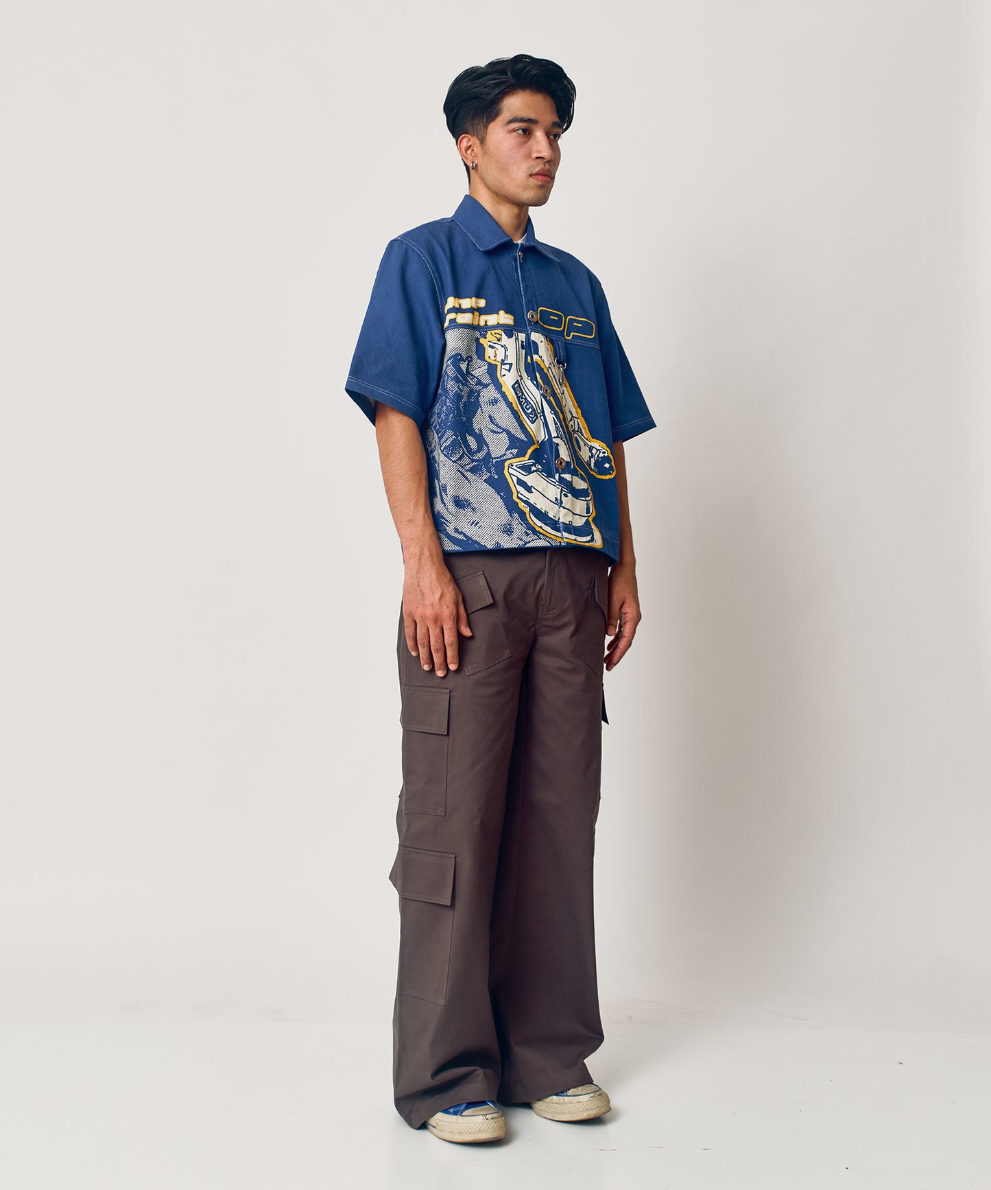 Saint denim shirt