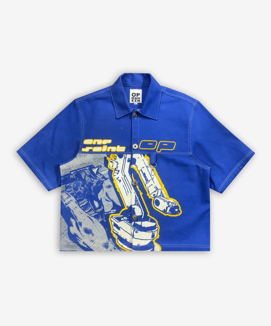 Saint denim shirt