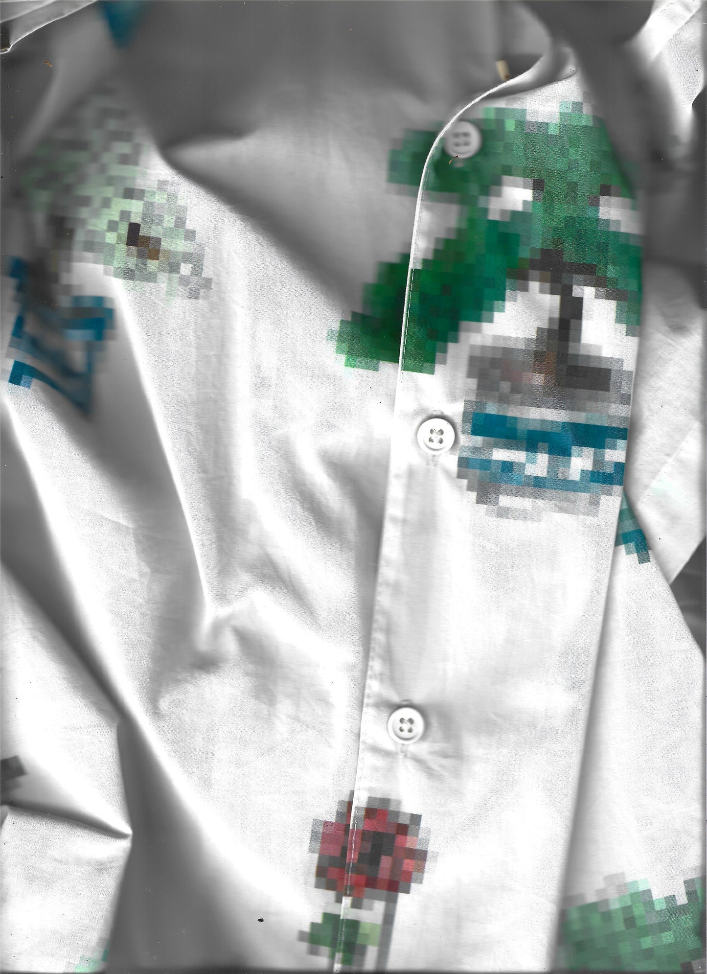 White Pixel Shirt