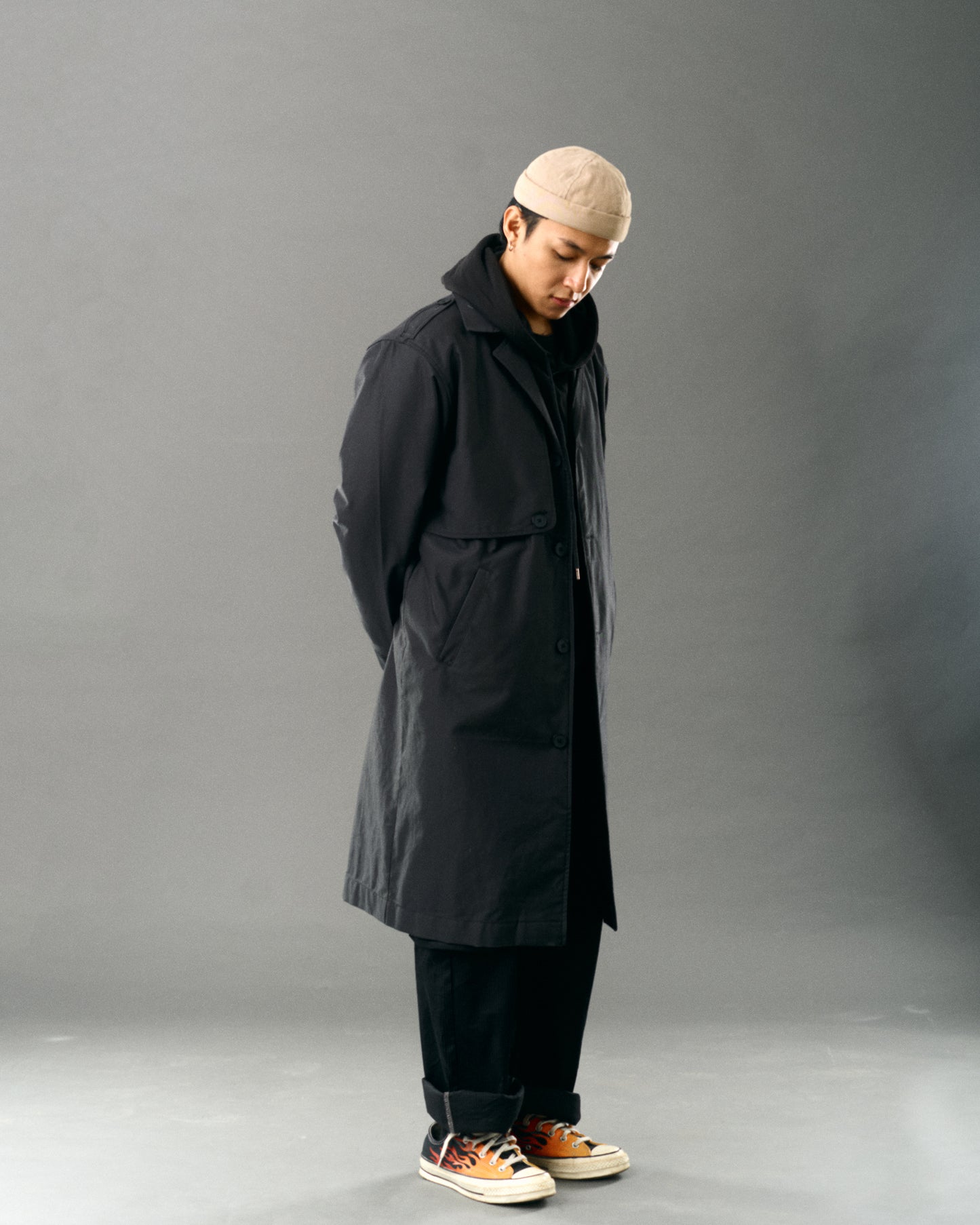 Grey Trench Coat