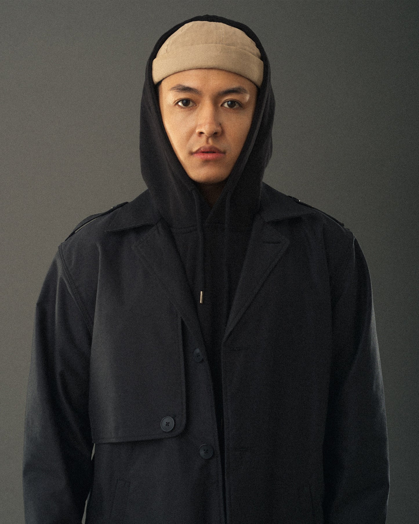 Grey Trench Coat