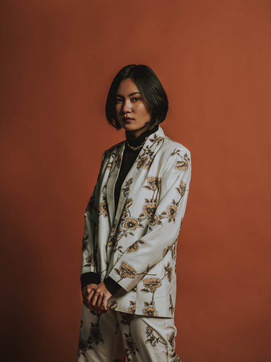 Nightingale printed blazer