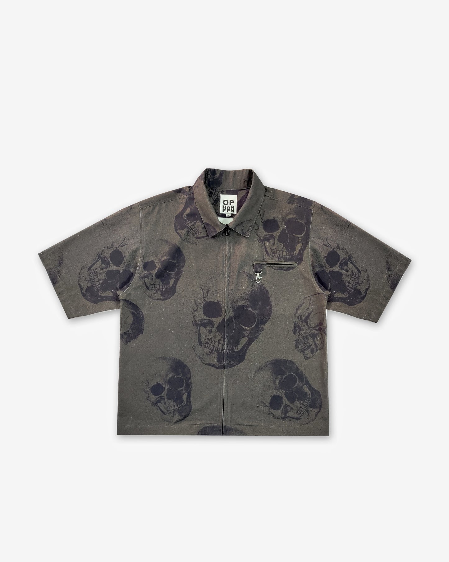 Denim skull shirt